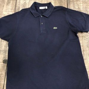 Lacoste navy blue polo